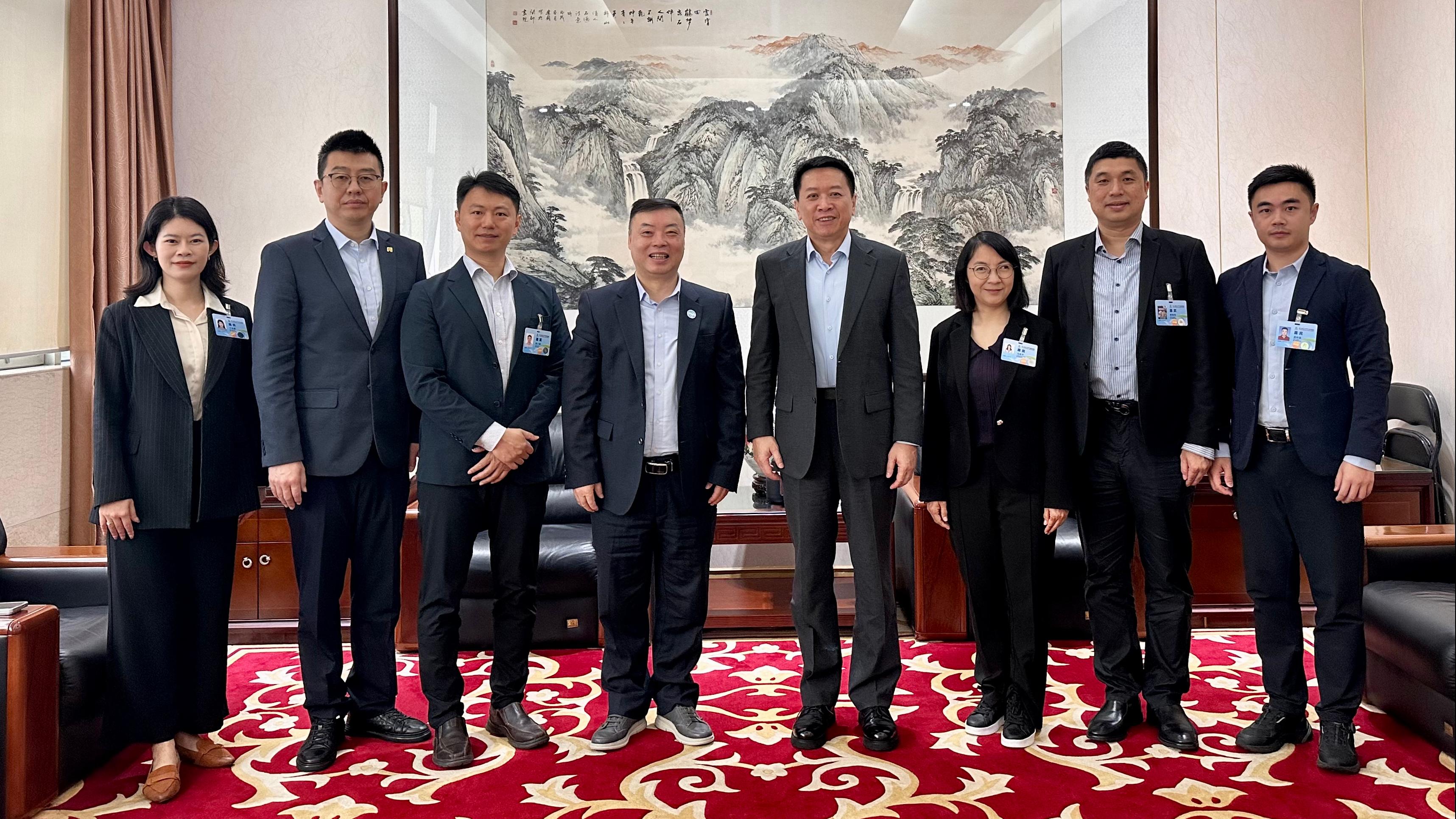 黎林会见澳门物联网协会刘金东会长一行