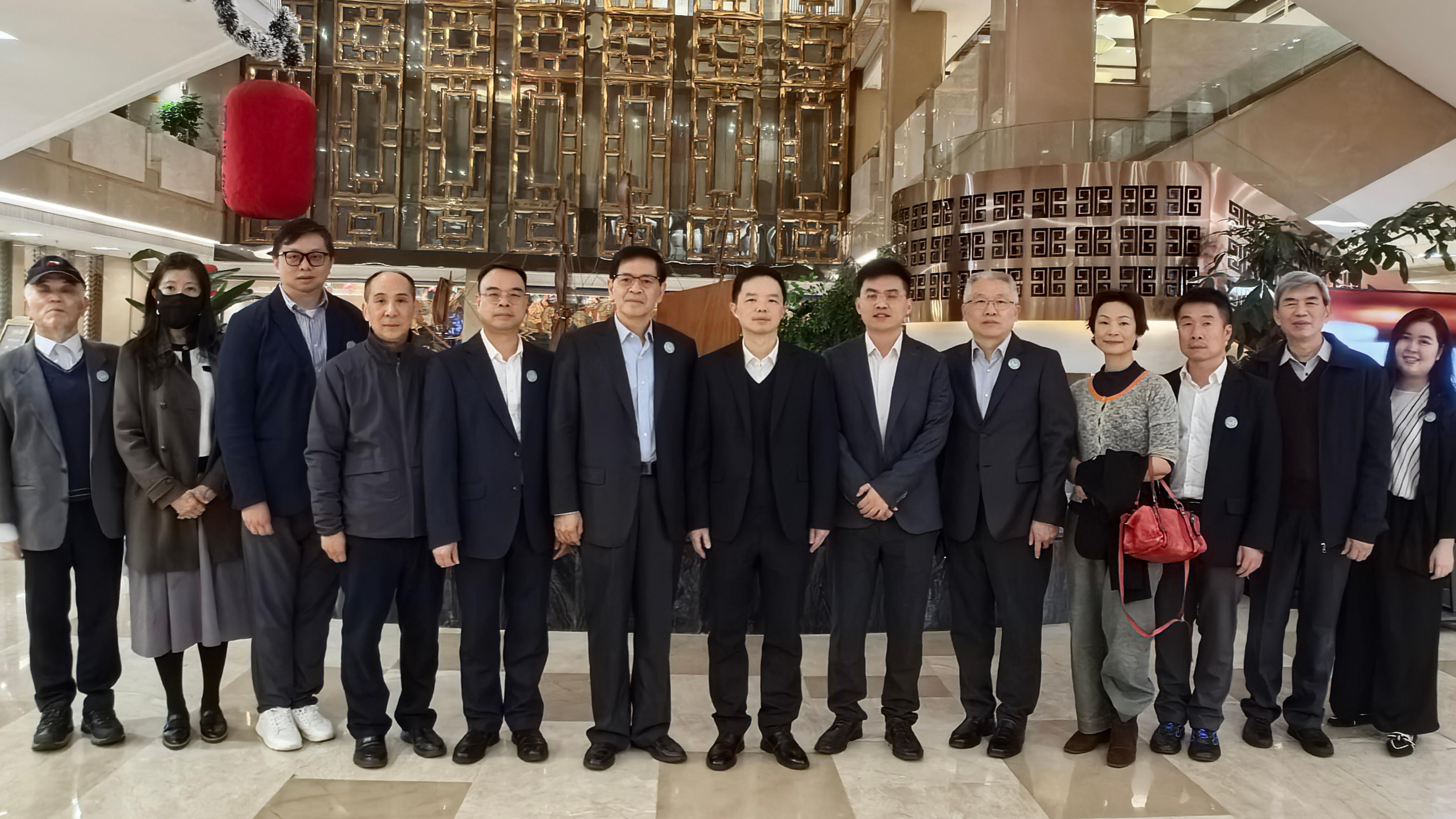 澳门创新发展研究会会长林志军一行来闽考察交流