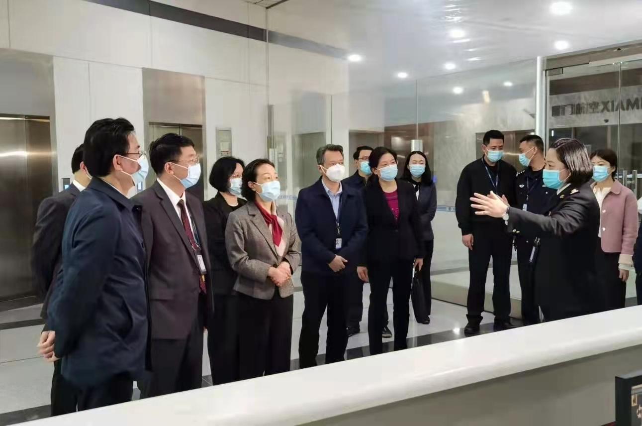 郭宁宁副省长赴福州长乐国际机场和海峡青年交流营地调研检查疫情防控工作 _ 机关建设 _ 福建省人民政府外事办公室网站